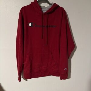 Champion Men's Red Hoodie